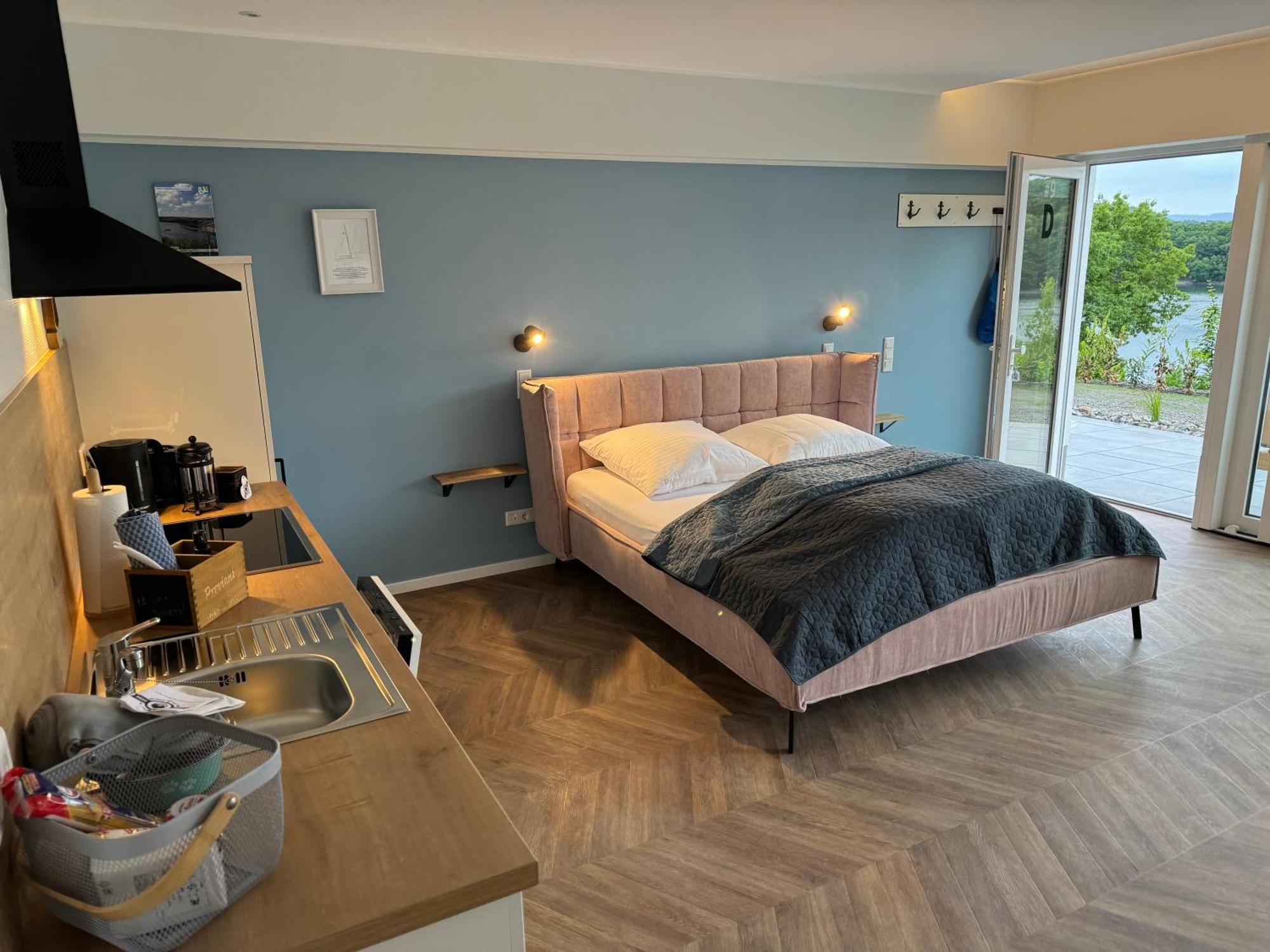 Ommi Kese See-Suite Sauna Biggesee Olpe bei Meschede Buitenkant foto